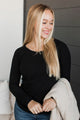 Always Enough For Me Ruched Top- Black