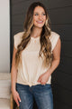 Extraordinary Times Cap Sleeve Top- Ivory