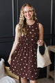 Loving This Feeling Floral Dress- Brown