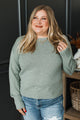 Enjoyable Days Long Sleeve Top- Dusty Sage