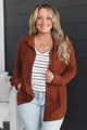 Endless Adventures Lightweight Shirt Jacket- Rust