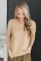 Ahead Of The Times Knit Sweater- Oatmeal