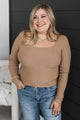 Exquisite As Always Long Sleeve Knit Top- Mocha