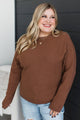 Immediate Yes Knit Sweater- Caramel