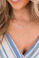Cursive "Mama" Chain Necklace- Silver